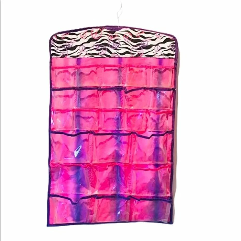 Zebra Jewelry Hanging Organizer